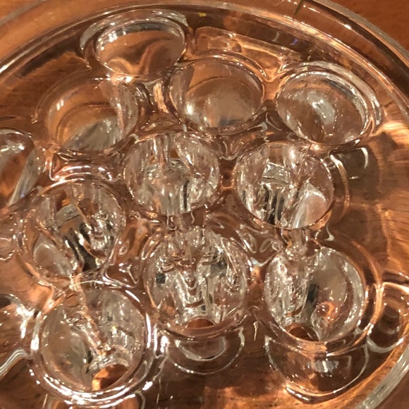 Retro glass flower frog for displaying flower arrangements or for the collector - Picture 2 of 5